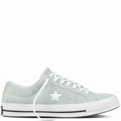 Converse One Star Cotton Candy Low Tops Womens - Green/White/Black Shoes (284BVXFM)